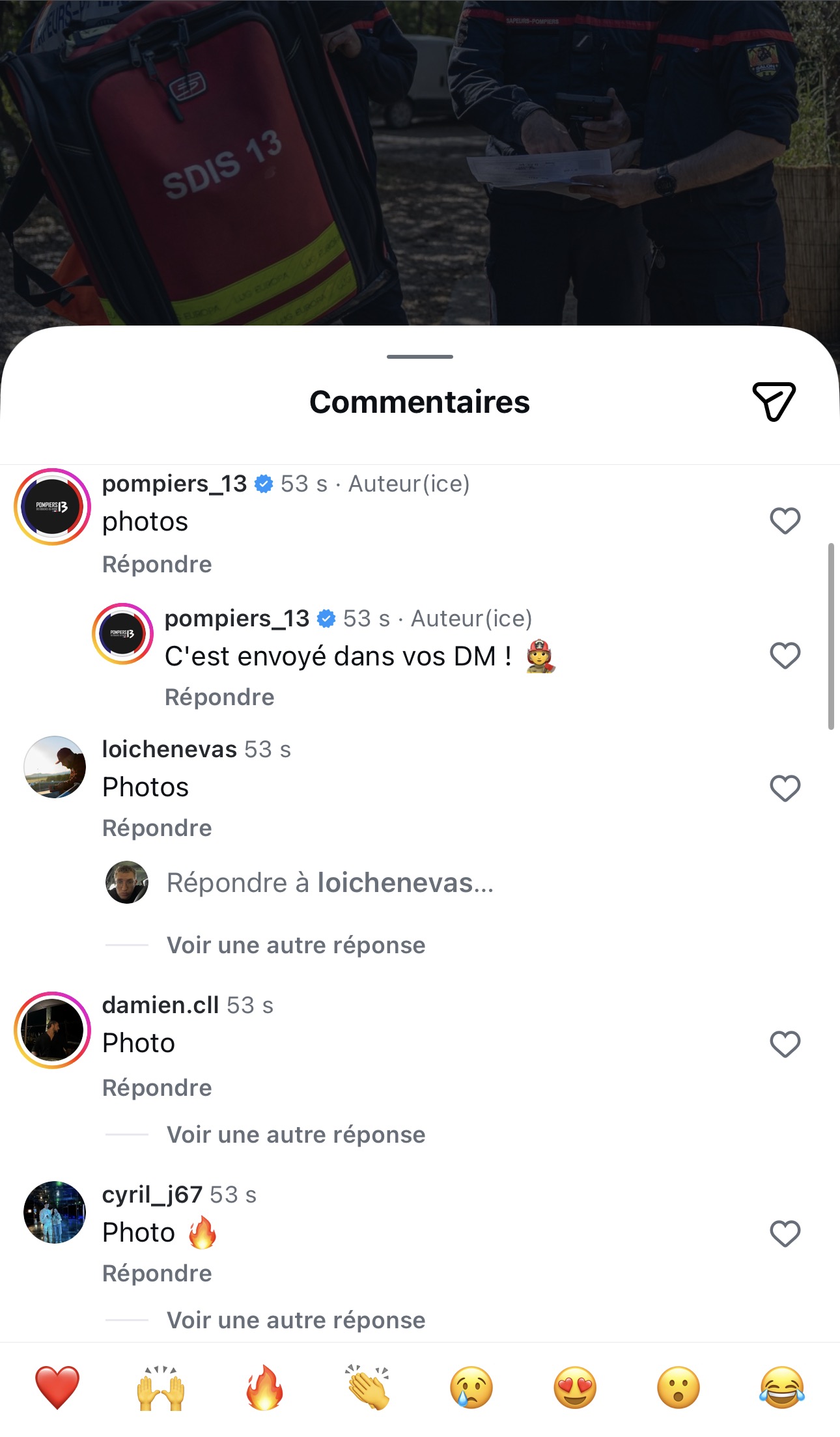 Capture d'écran de l'auto-réponse automatisée ManyChat dans les commentaires Instagram