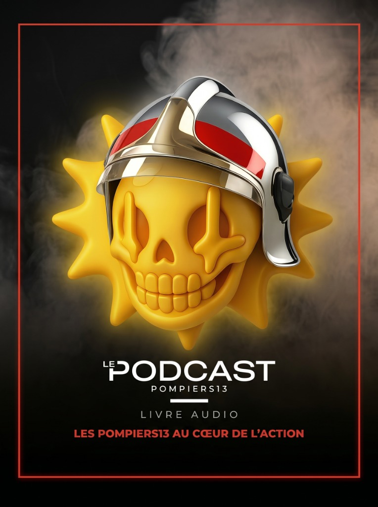 Illustration de couverture pour le benchmark stratégique podcast Pompiers13